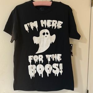 “I’m here for the boo’s” Black T-Shirt